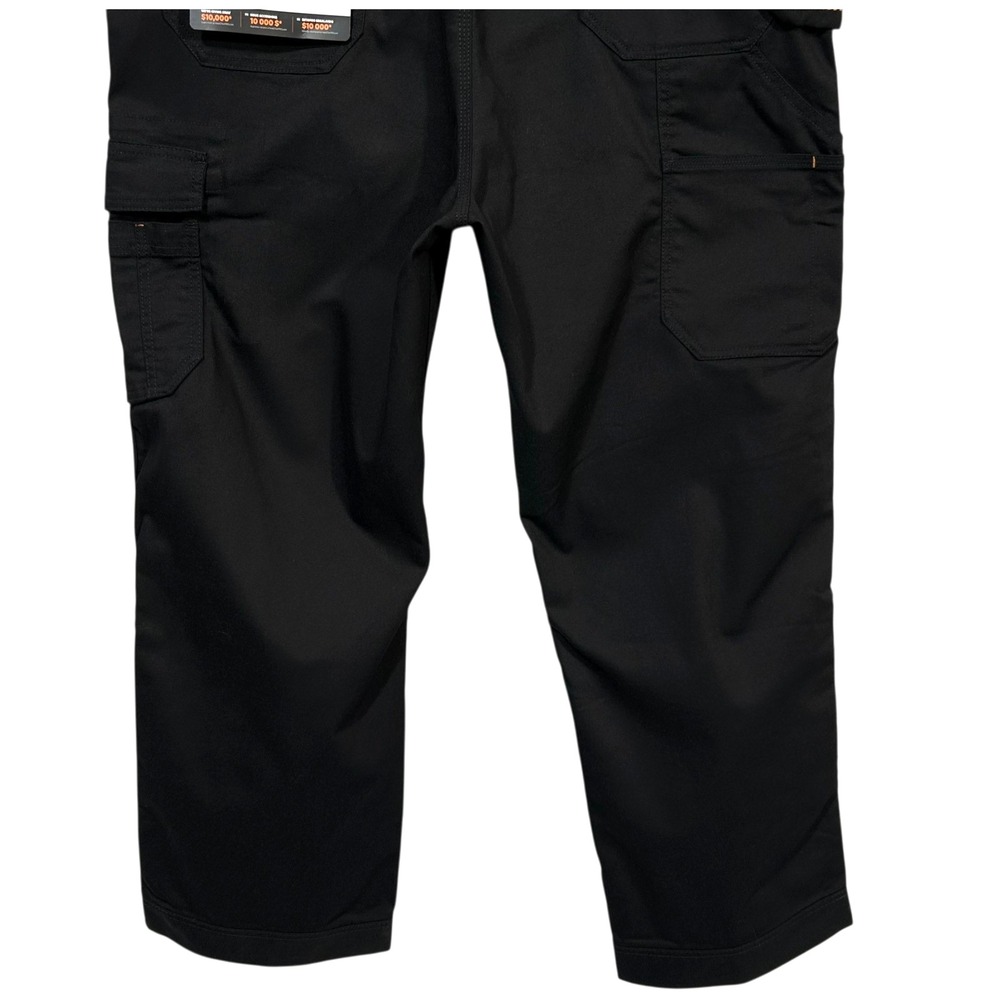 Timberland PRO Men's Ironhide Flex Bib Overalls Size XL (45X30")‎ Black Workwear - Picture 8 of 12